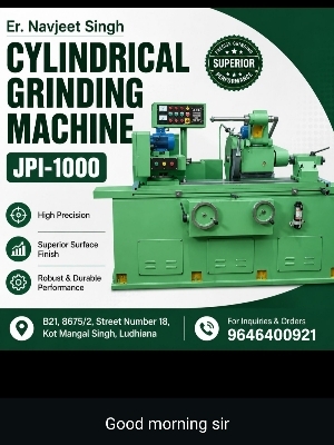 Universal cylindrical grinding machine for tool room