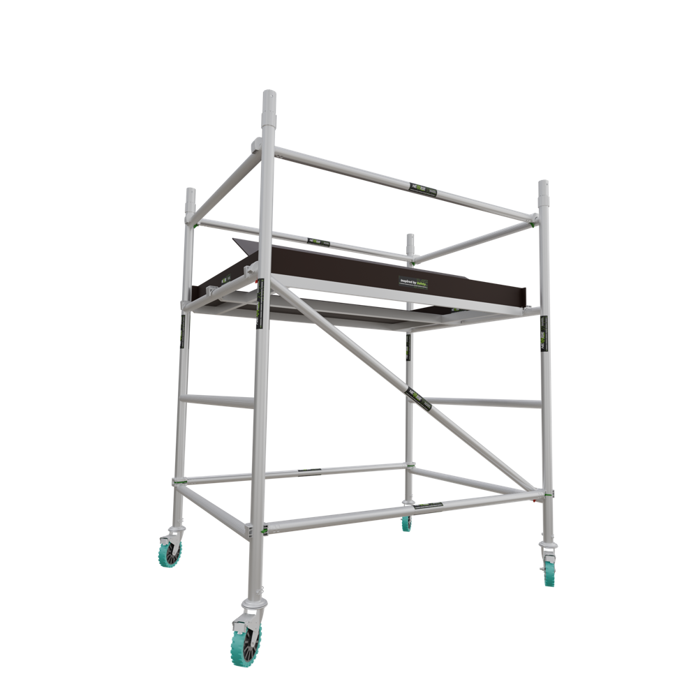 2.2m Aluminium Scaffolding 4R Stairway Version