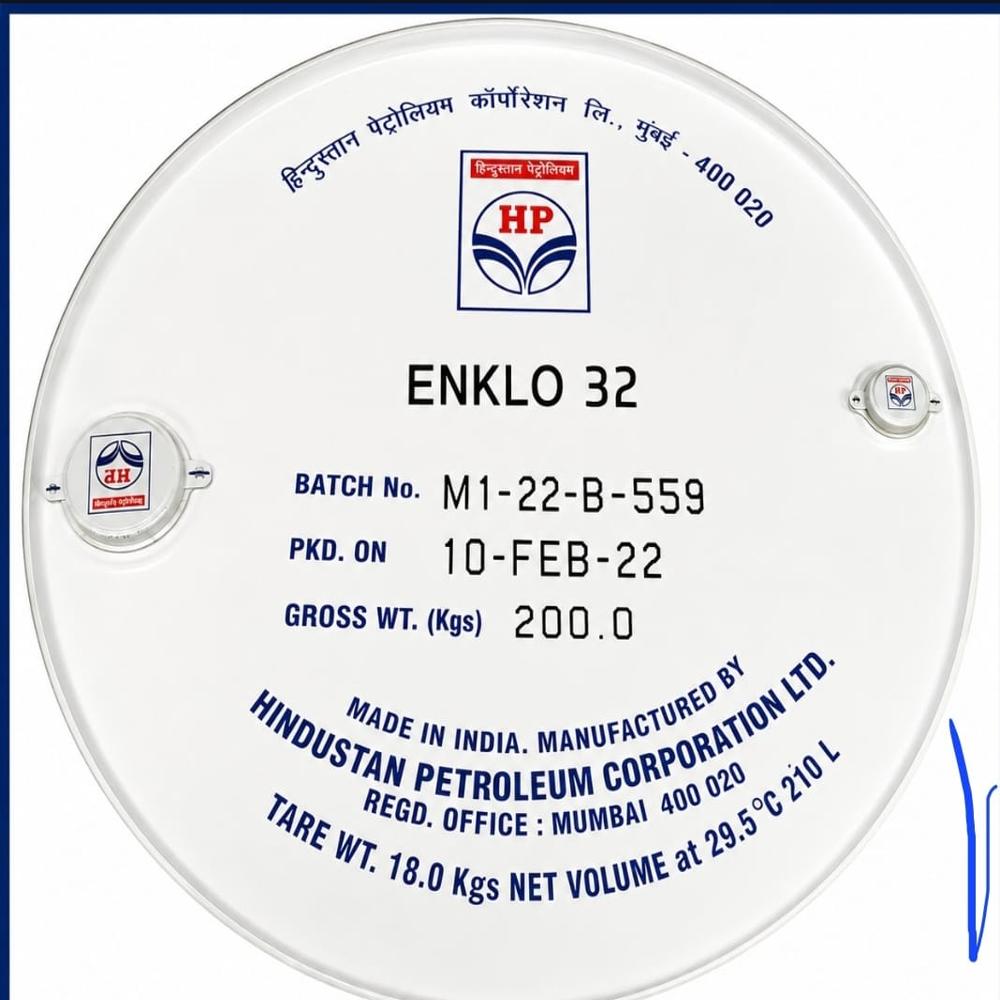 Hydraulic Oil Iso Vg 32 - Ash %: <0.01%