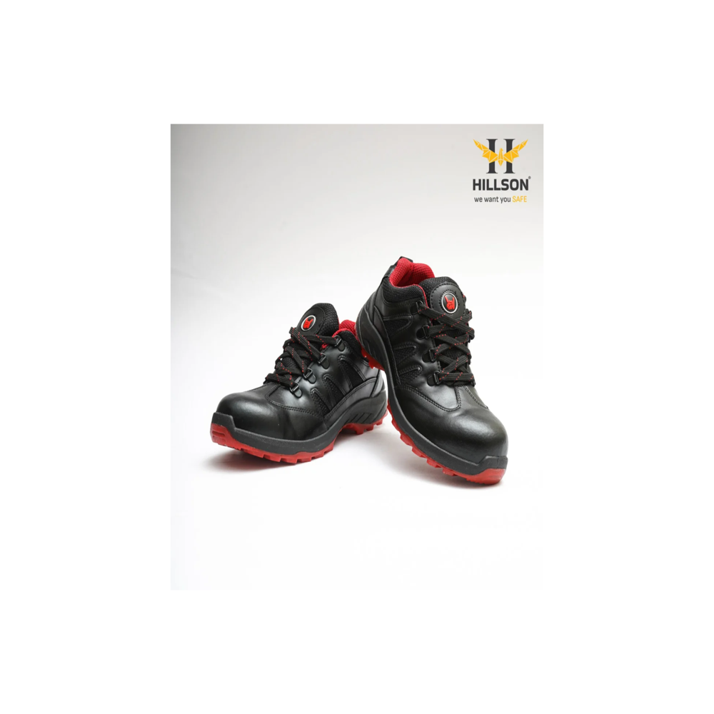 Hillson Wefly 1903 Safety Shoes - Color: Black And Red