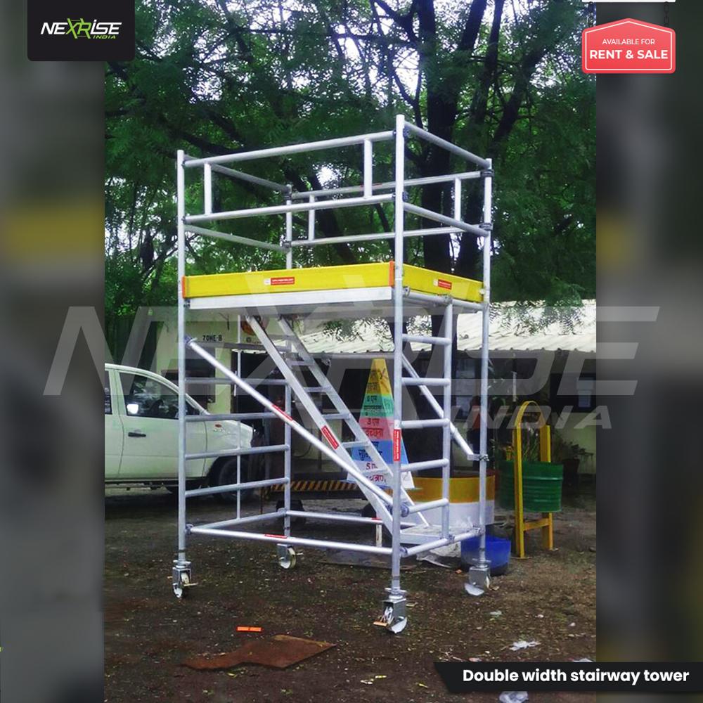 3.2m Aluminium Scaffolding 4R Stairway Version