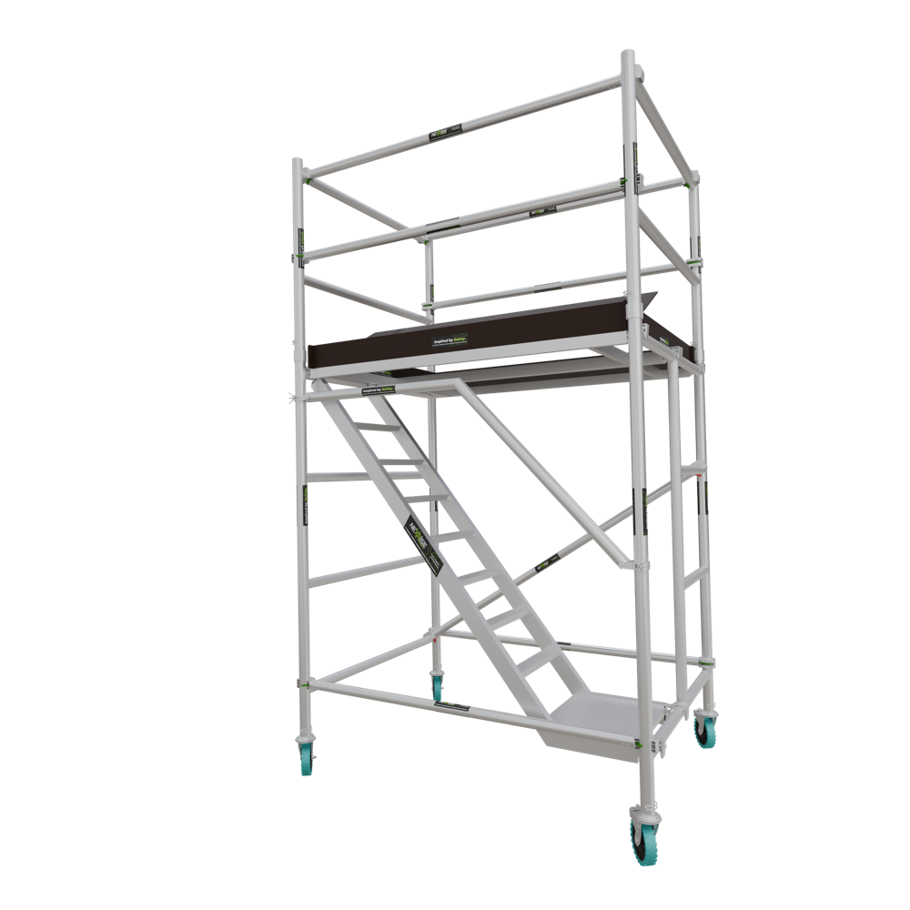 3.2m Aluminium Scaffolding 4R Stairway Version