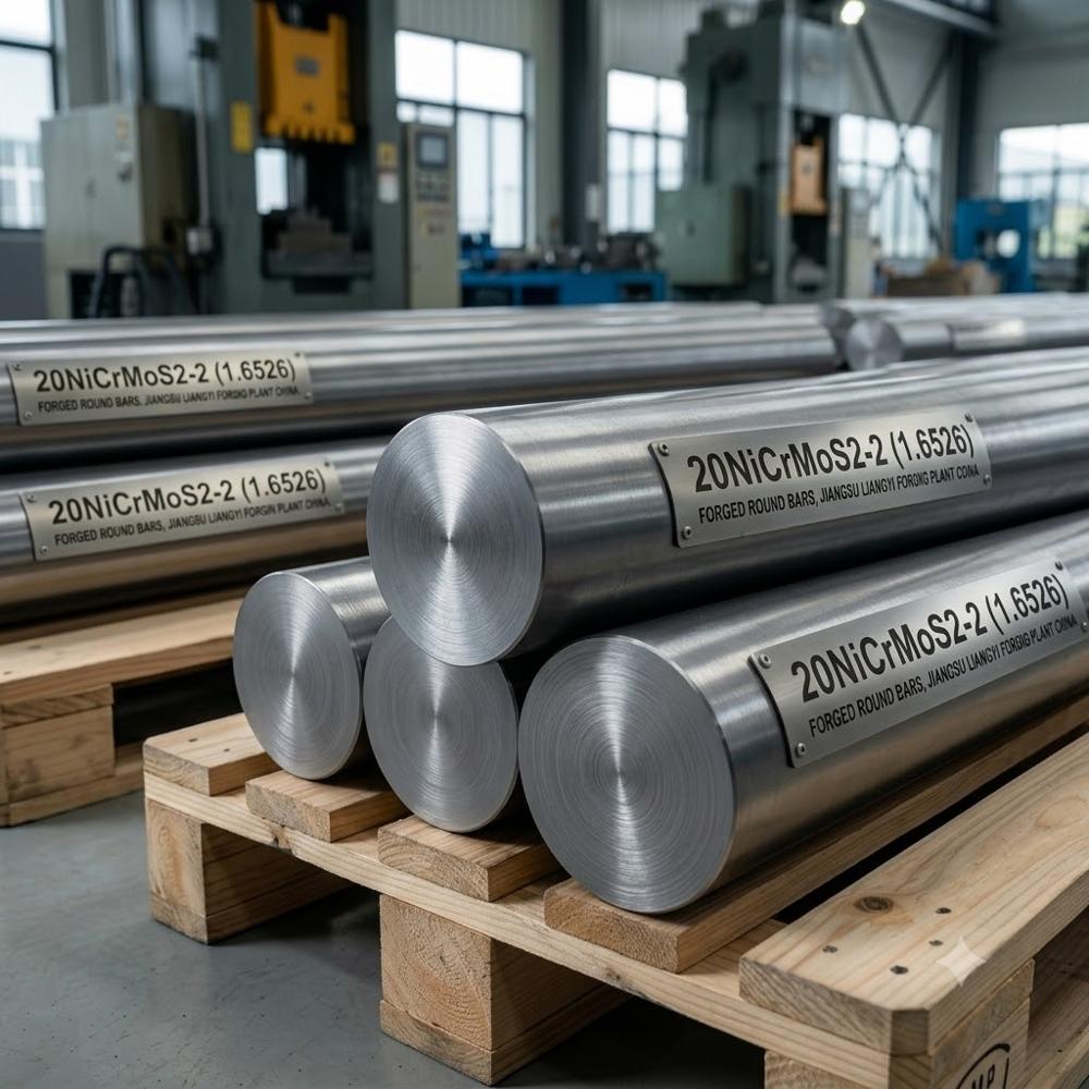 20nicrmos2-2 1.6526 Case Hardening Steel Forgings For Gear Drives, Mining Cement Gear Eccentric Shafts Slewing Races Rings - Application: Machine Parts