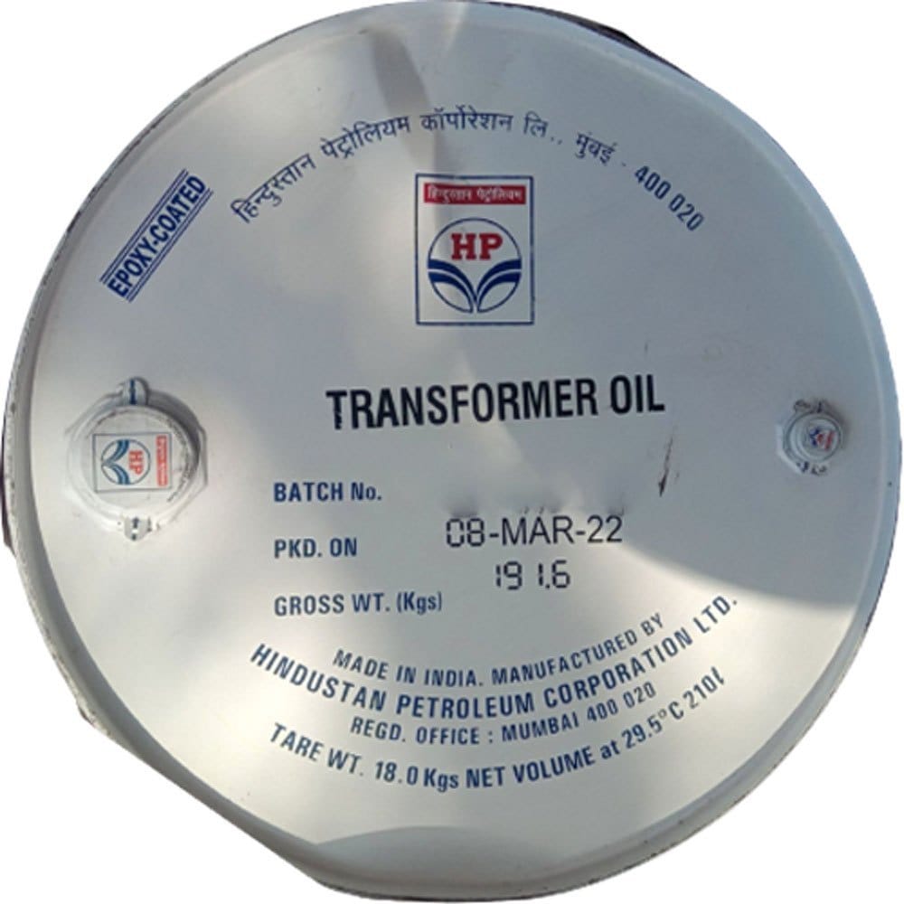 Hp Transformer Oil - Ash %: Nil