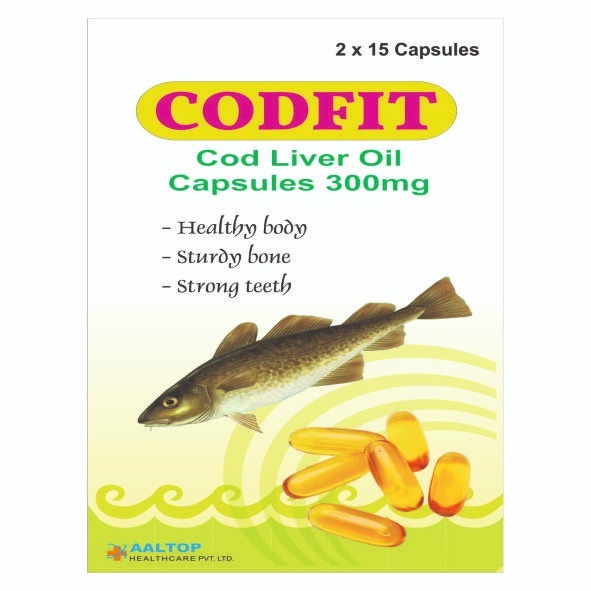 Cod Liver Oil Capsules 300 mg