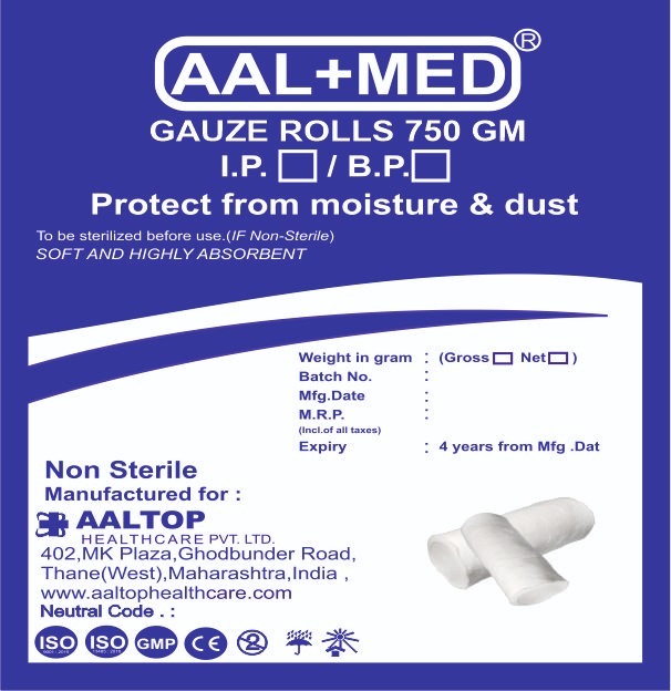 750 gm Gauze Rolls