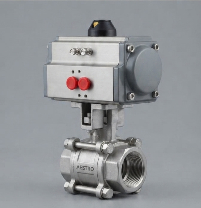 Pneumatic Threaded Ball Valve