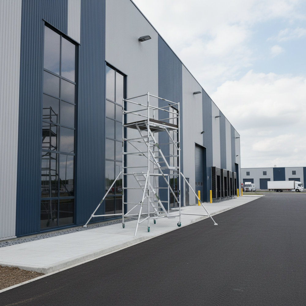 5.2m Aluminium Scaffolding 4R Stairway Version