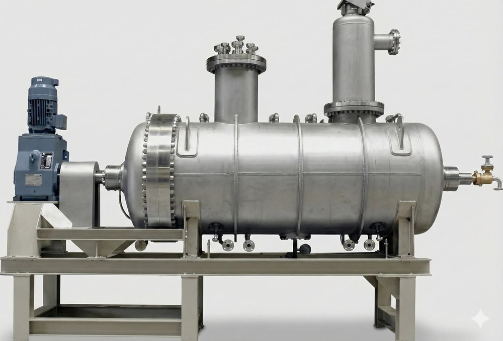 Rotary Vacuum Paddle Dryer - Automatic Grade: Automatic