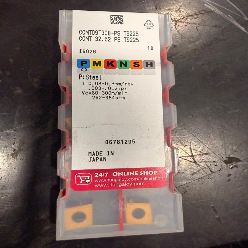 CCMT09T308PS-T9225 Carbide Turning Insert