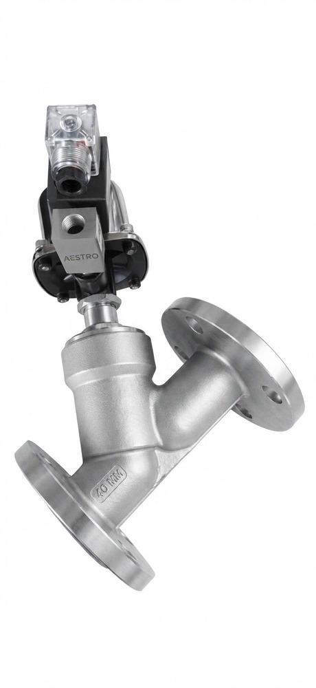 Pneumatic Angle Seat Valve