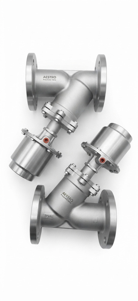 Pneumatic Angle Seat Valve