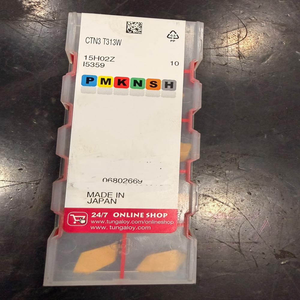 CTN3 T313W Carbide Grooving Insert