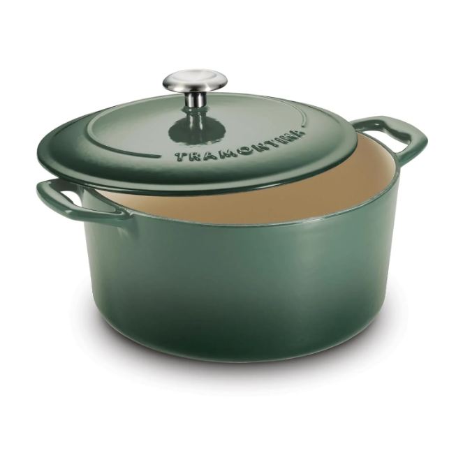 Tramontina Bestow Covered Round Dutch Oven - Color: Green