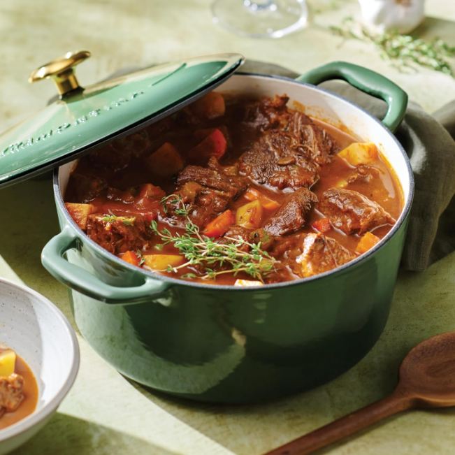 TRAMONTINA BESTOW COVERED ROUND DUTCH OVEN 