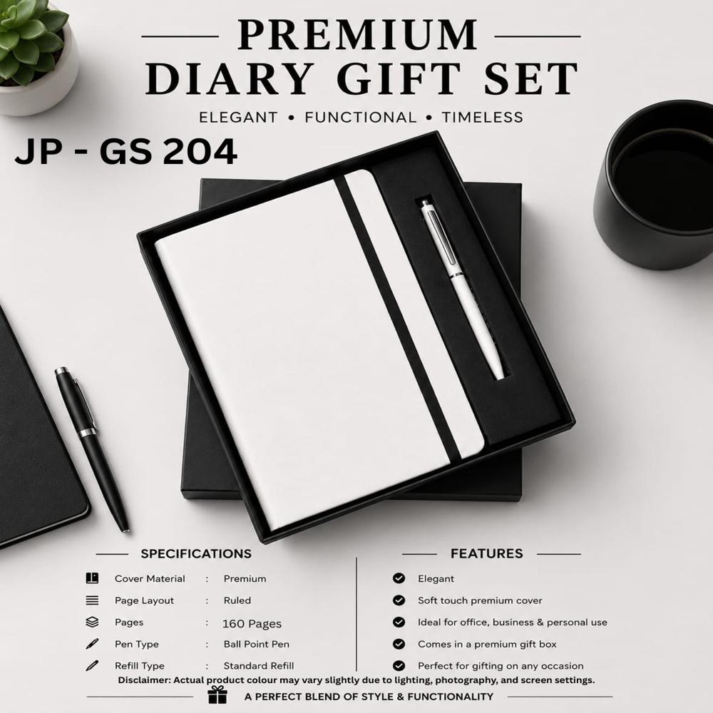 Diary Gift Set - Sr204 - Color: White