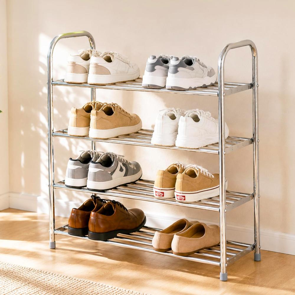 Multipurpose Stainless Steel Rack - Color: Silver
