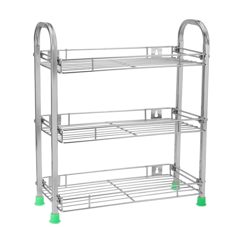 Multipurpose Stainless Steel Rack - Color: Silver