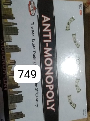 Anti Monopoly - Material: Cardboard