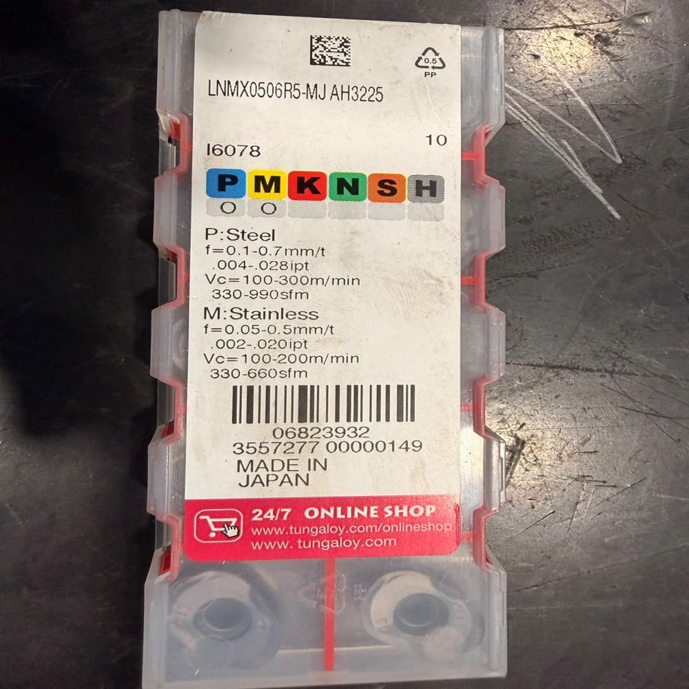 LNMX0506R5-MJ AH3225 Carbide Milling Insert
