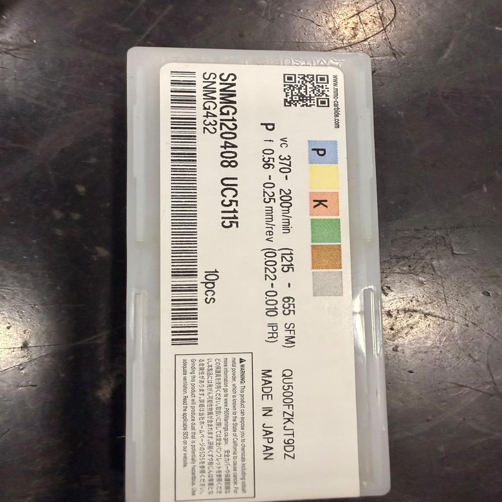 SNMG120408 UC5115 Carbide Turning Insert