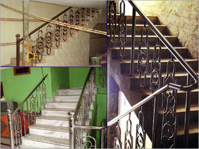 स्टेनलेस स्टील सीढ़ी रेलिंग