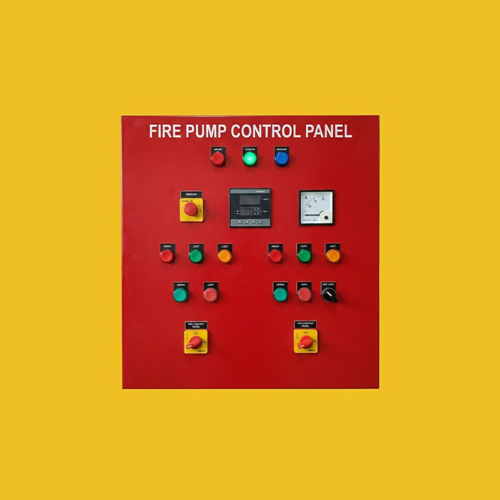 Red Fire Fighting Control Panel