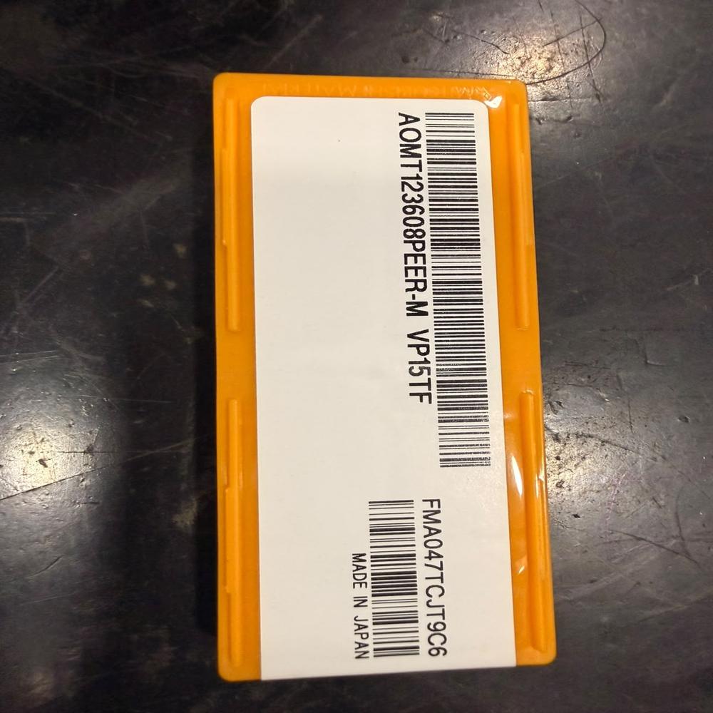 AOMT123608PEER-M VP15TF Carbide Milling Insert