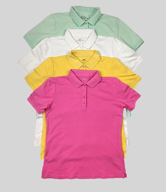 W13674 | FYNCH HATTON Ladies Stretch Collar T-Shirts