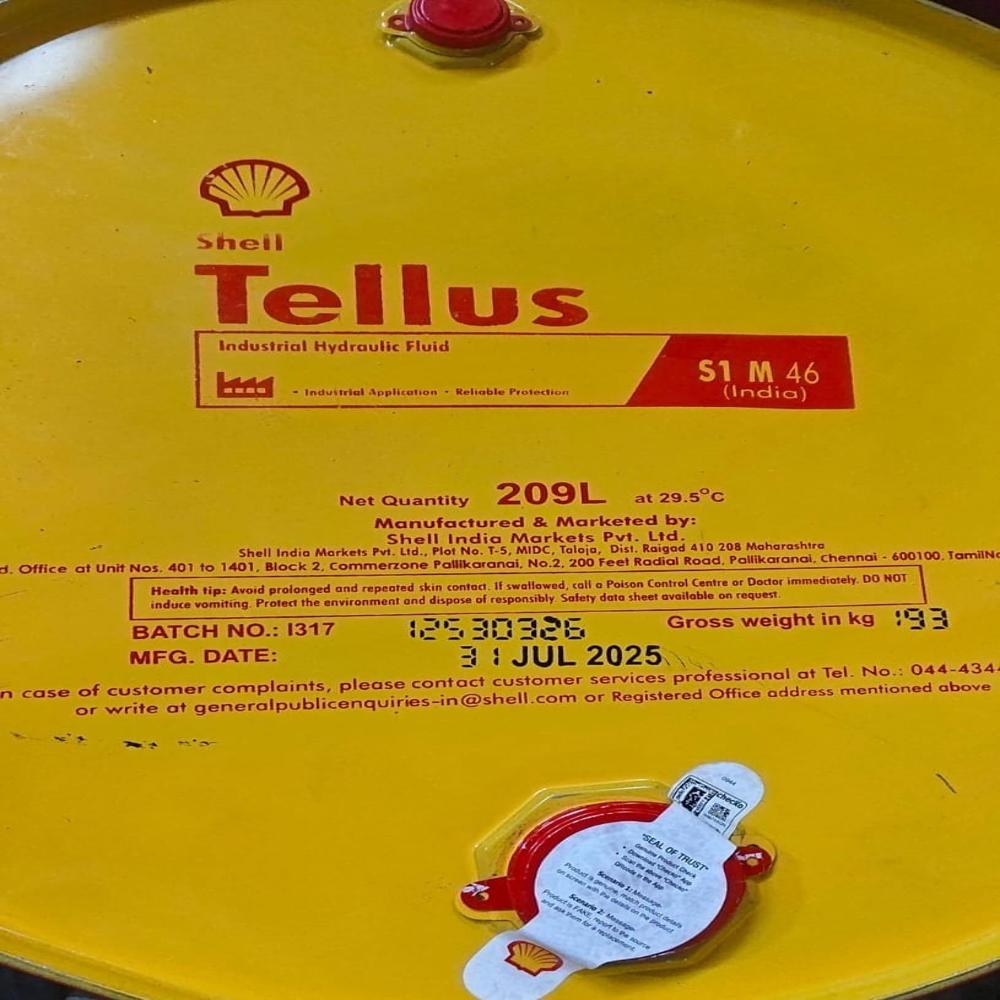 Shell Hydraulic Oil 46 - Ash %: Negligible