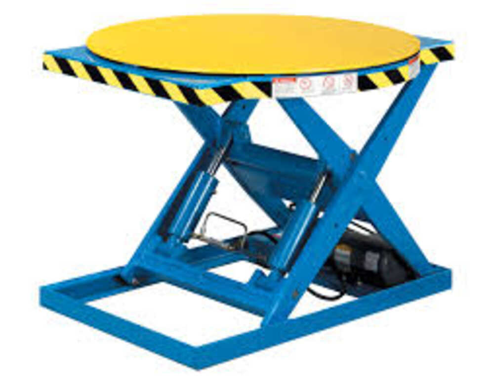 Scissor Lift With Rotary Platform