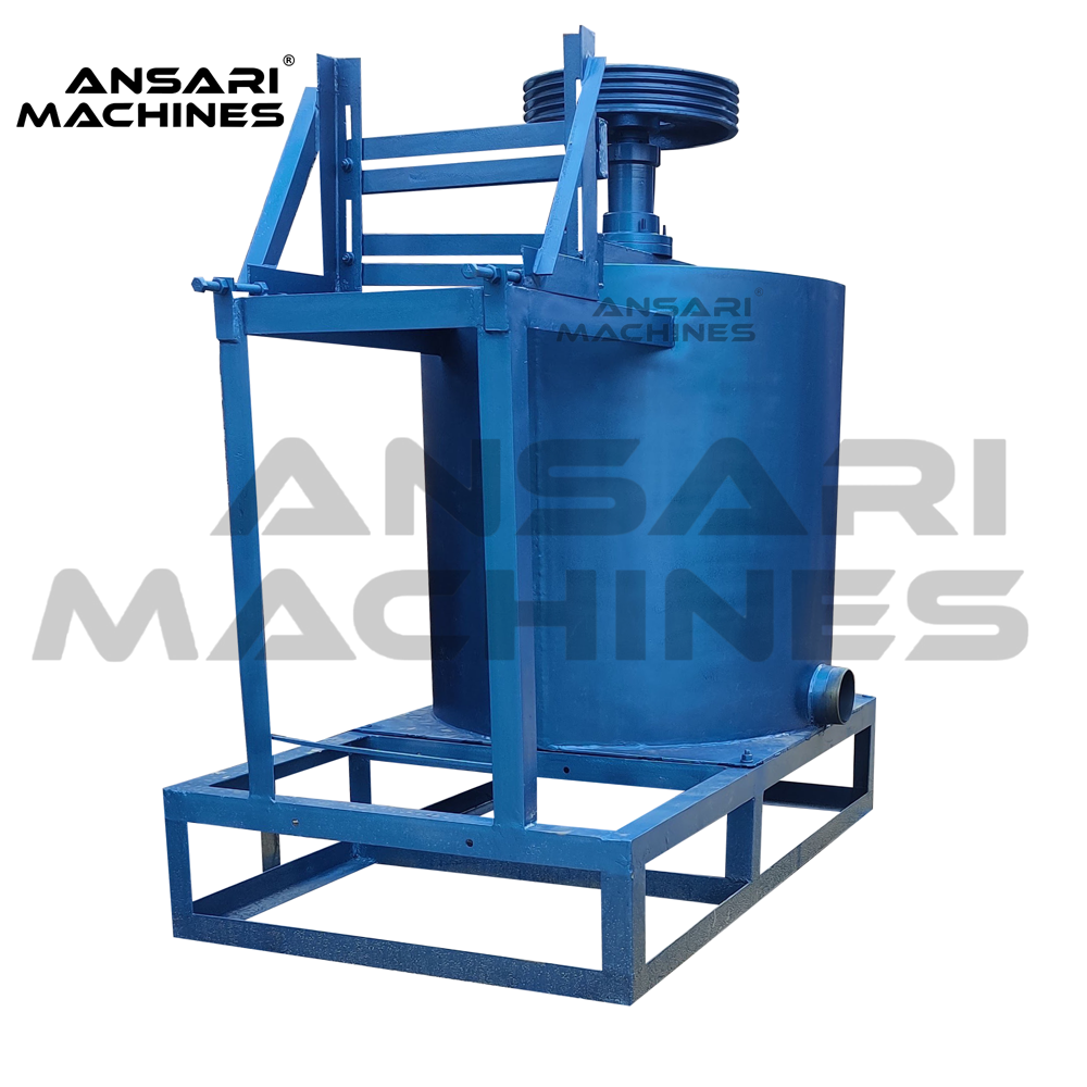 Plastic Scrap Washing Machine - Mild Steel Vertical Type, Blue Color | 25 Hp Power, 500 Capacity, Semi-automatic Control System
