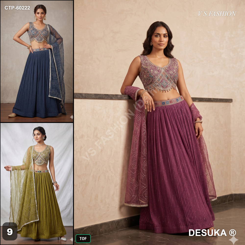 Vichitra Crop Top