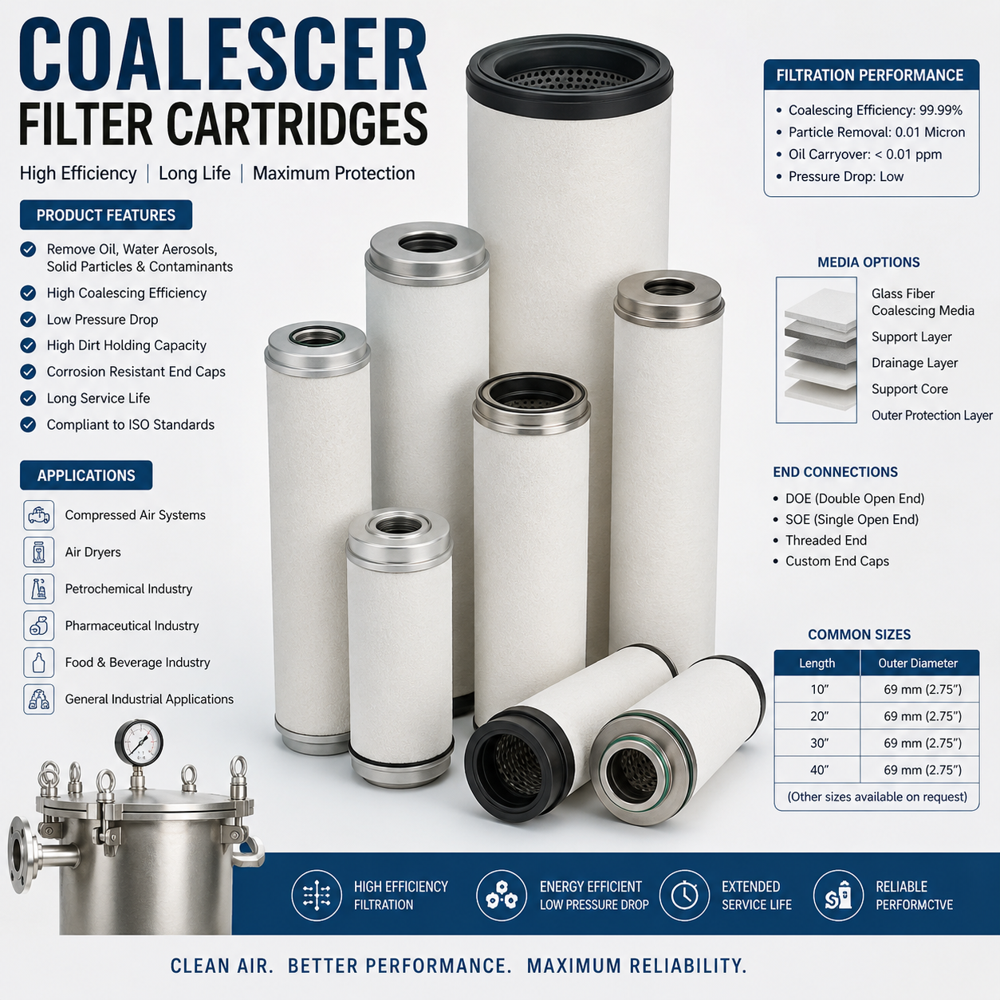 Coalescer Filter Cartridges