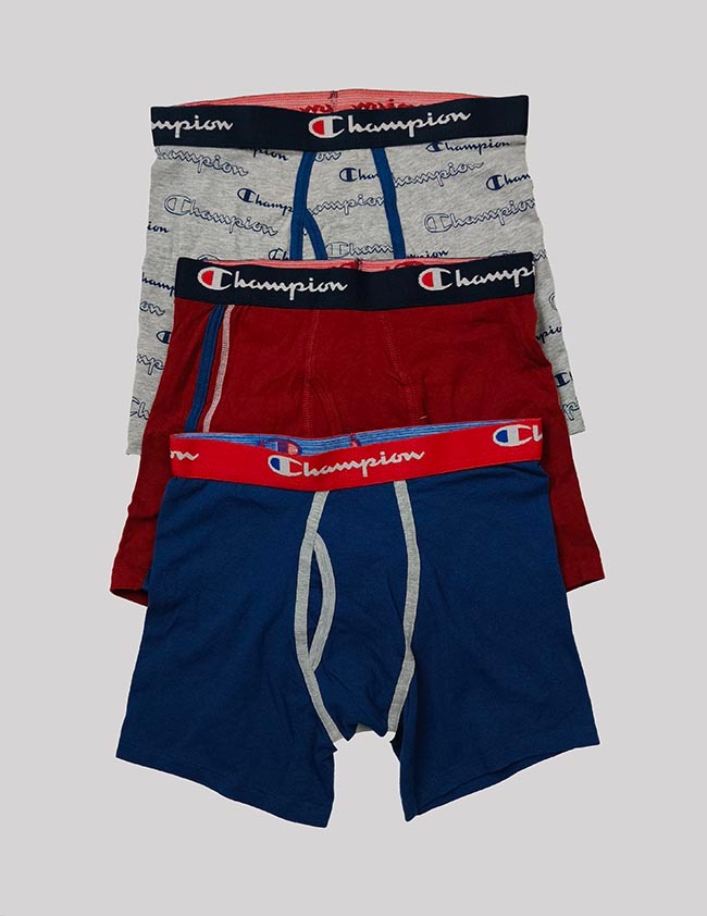 B16699 | Champion Older Boys Stretch Boxer Briefs