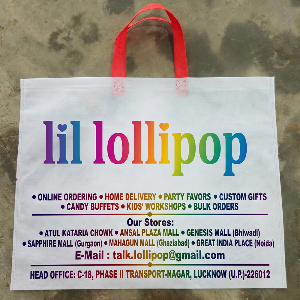 Multi Colour Non Woven Loop Handle Bag