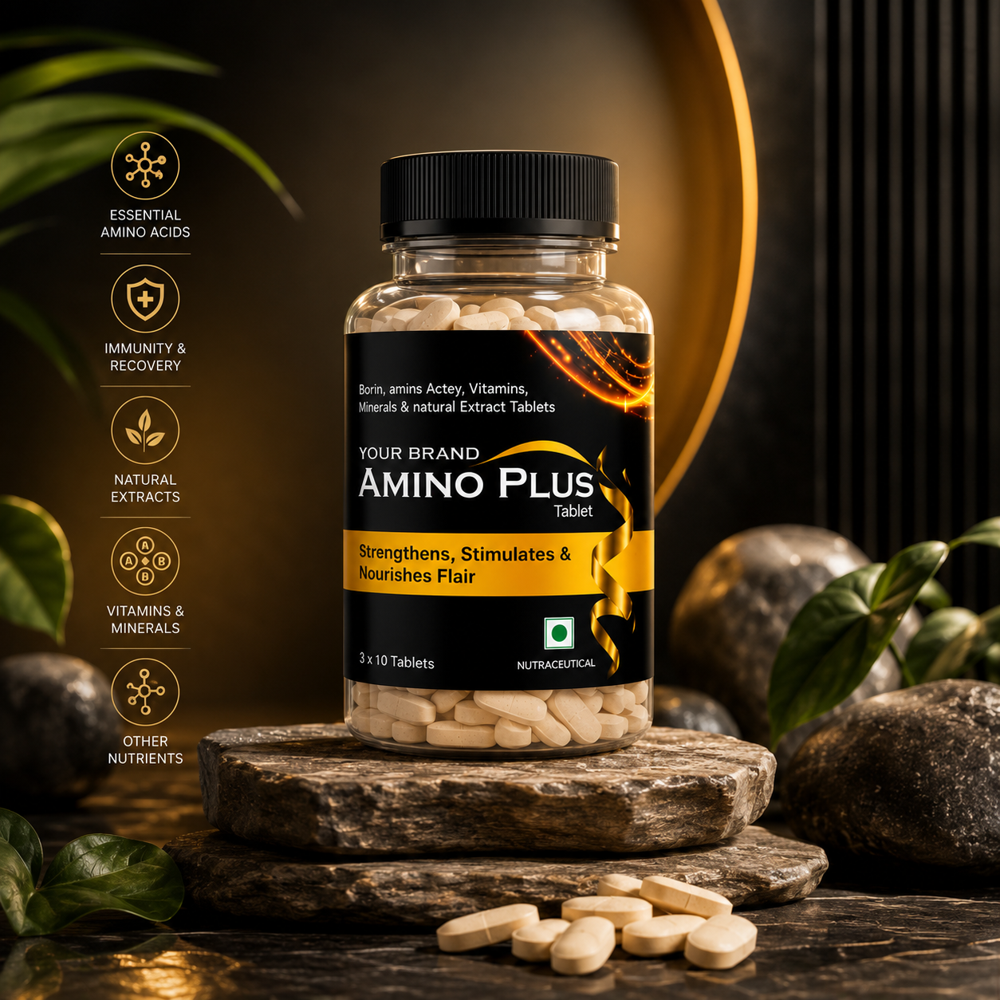 Biotin Aminoacid And Vitamin Tablets