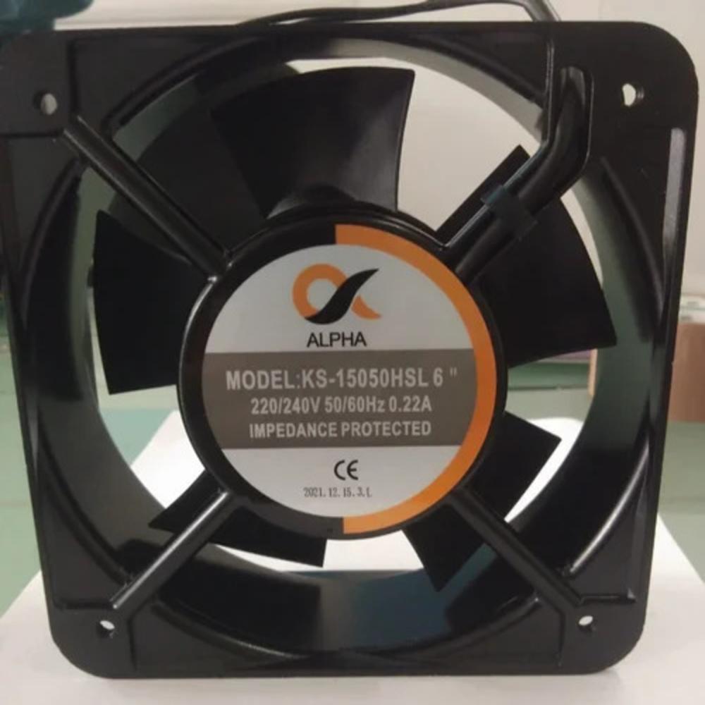 ALPHA KS-15050HSL 220/240V AC 0.22A 15050mm Ball Bearing Industrial Axial Cooling Fan