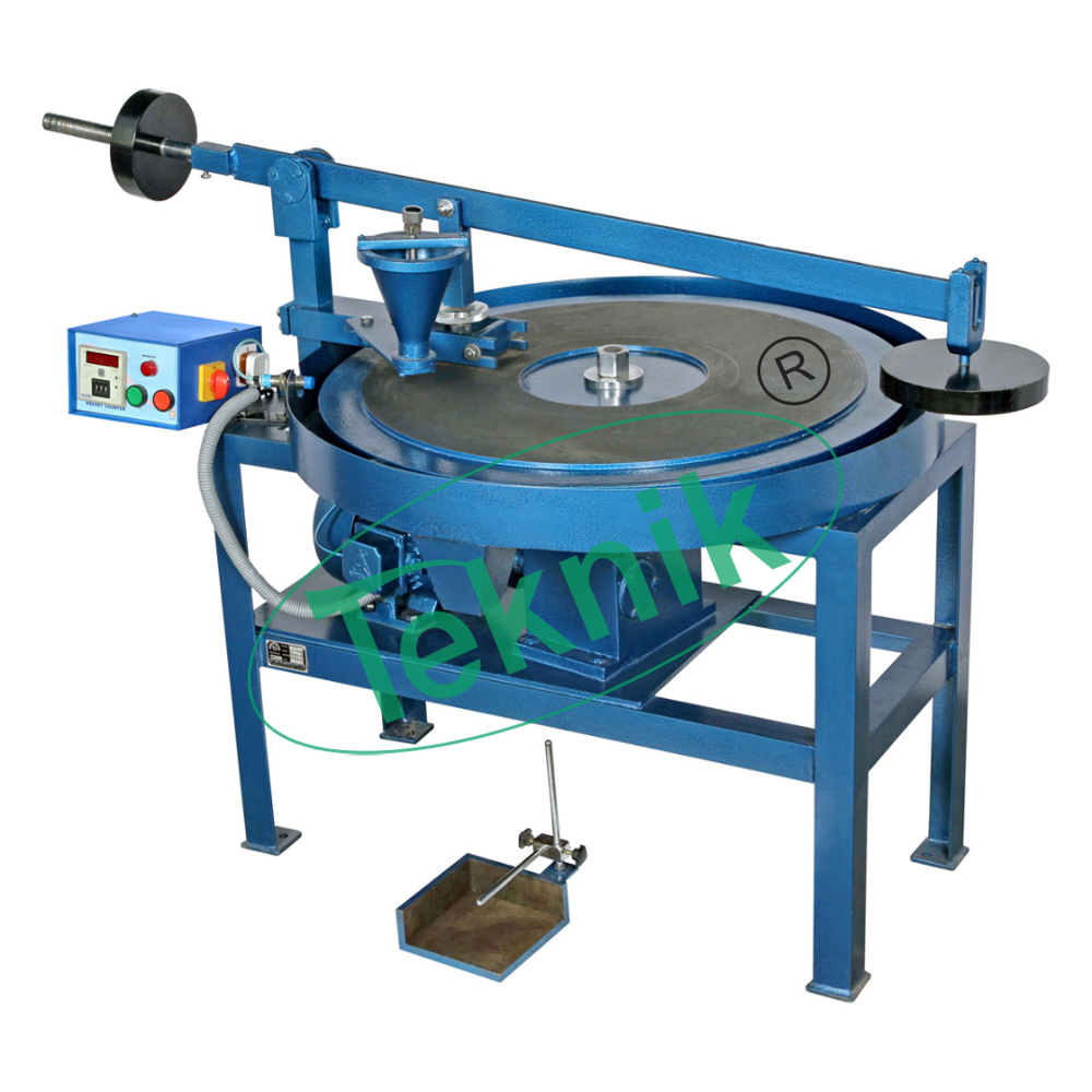 Tile Abrasion Testing Machine - Metal, 7.06 Cm X 7.06 Cm Specimen Size, Blue Color | Electric, 30 Kgf Load, 30 R.p.m Rotating Disc, 440 V A.c. Supply