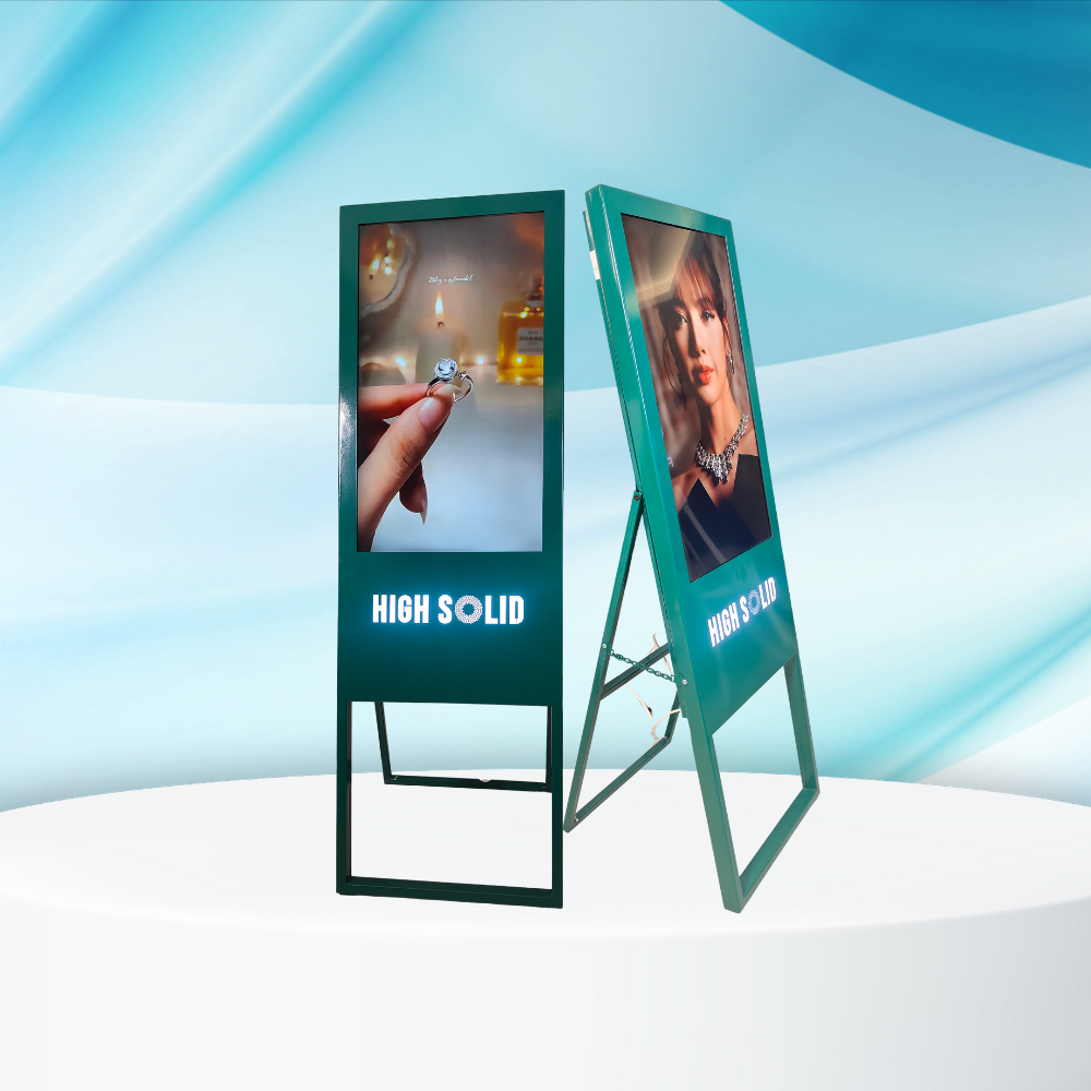 A Frame Digital Standee - Application: Educational Institutions: To Display Notices