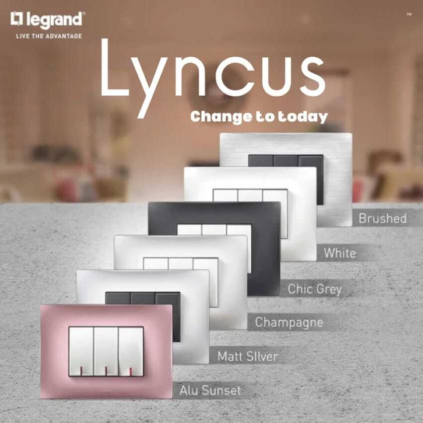 6A Legrand Lyncus Modular Switch