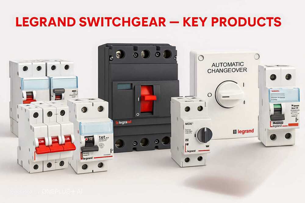 Legrand Switchgear MCB Isolator and Automatic Changeover Switch