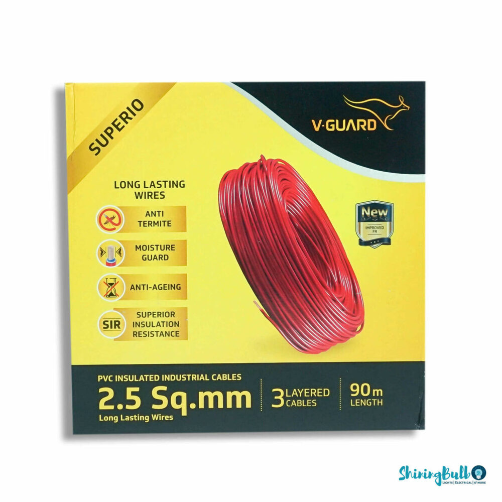 V Guard Superio 2.5 Sq mm Wire 90m Cable