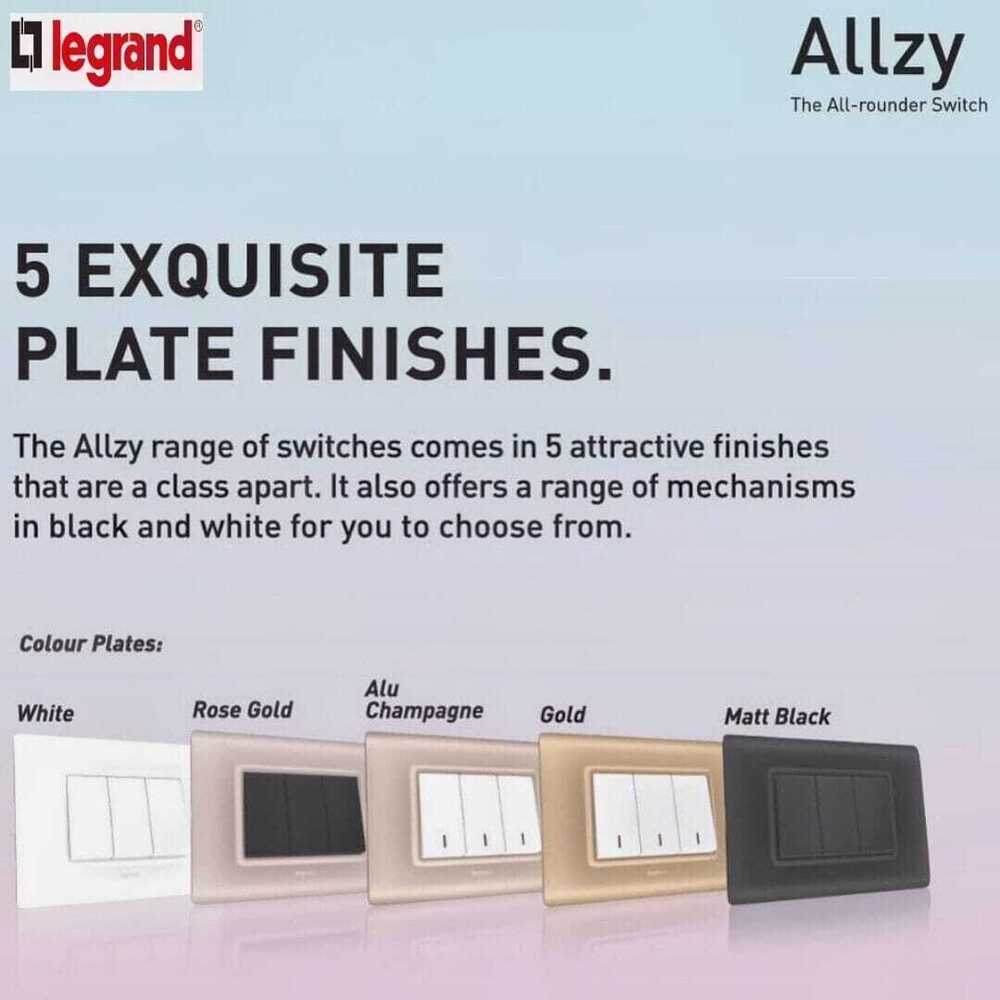 Legrand Allzy Modular Switch Plates
