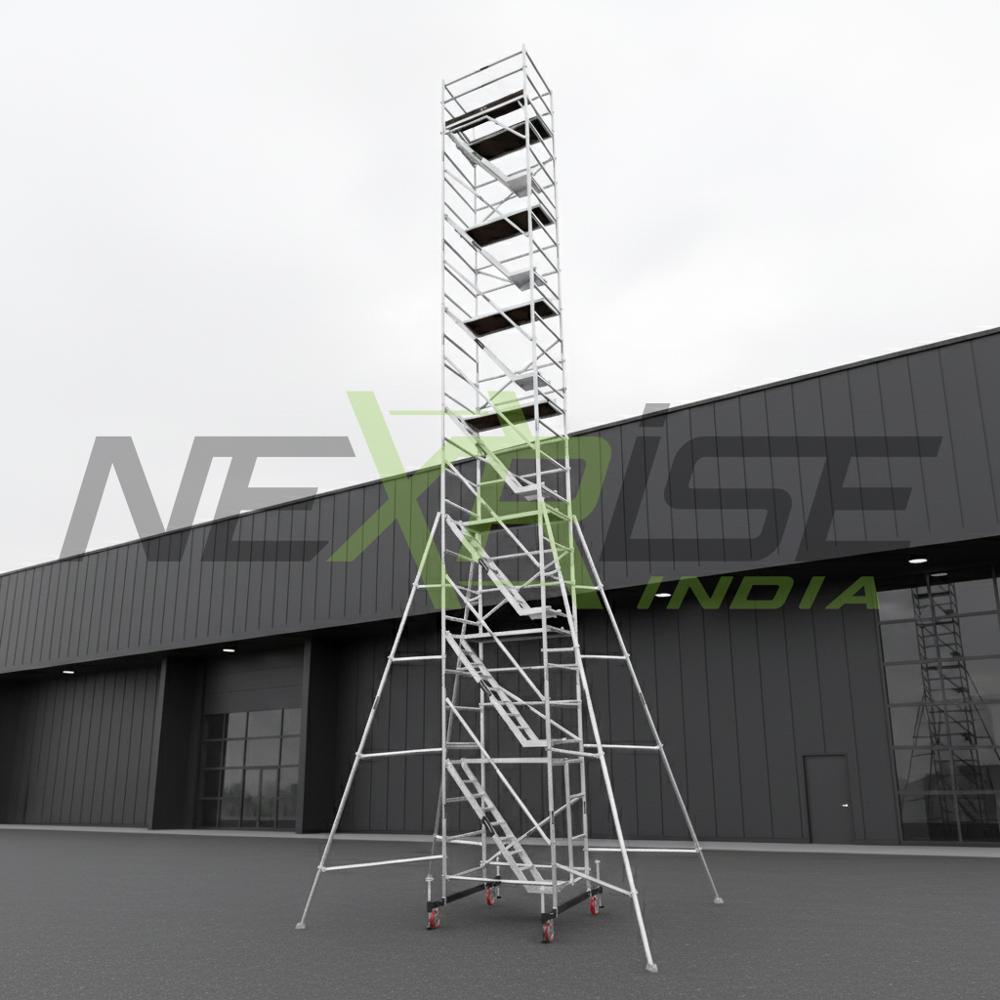 15.2m Aluminium Scaffolding 4R Stairway Version