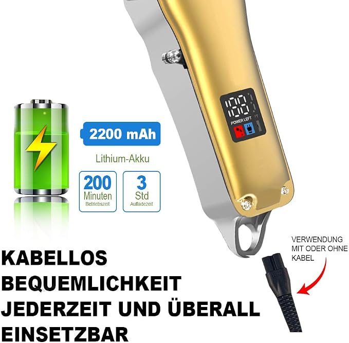 VGR V-181 RECHARGEABLE HAIR CLIPPER