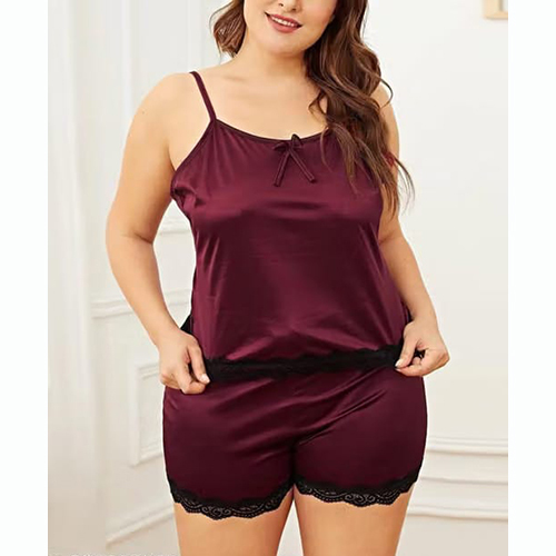 Satin Top and Shorts