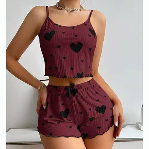 Rib Top and Shorts
