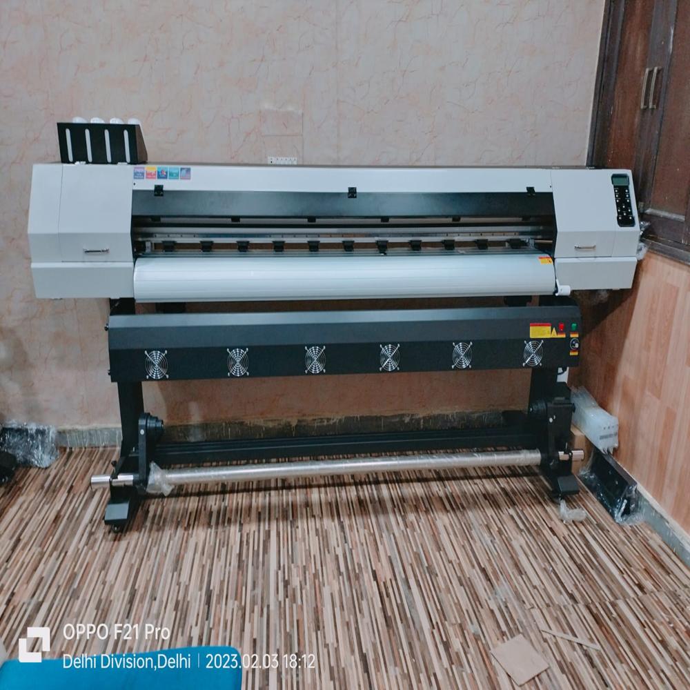 Ms Eco Solvent Printer - Steel Frame 3150x790x1400 Mm, Eco Solvent Inkjet, 35 Sqm/hr, Auto Media Feed