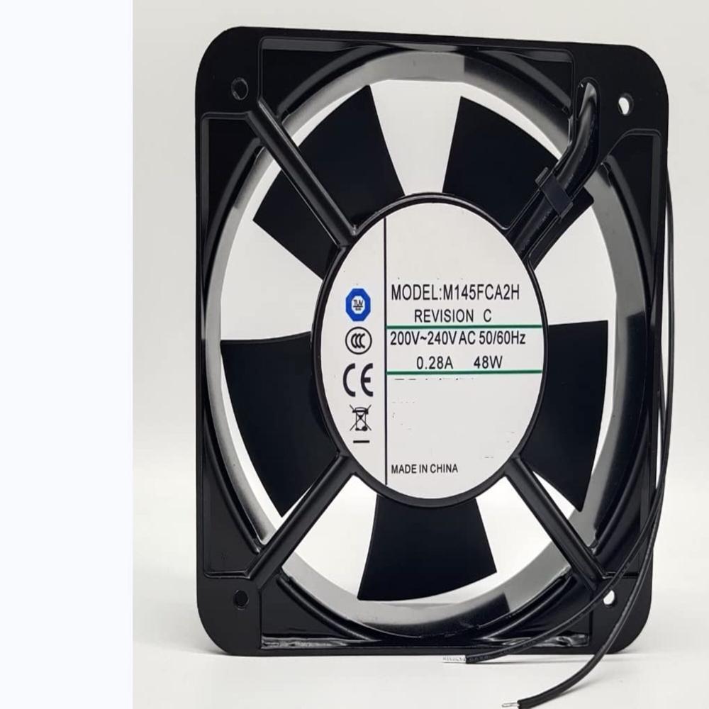 Mutual Motors M145Fca2H 220/240V Ac 48W 0.28A 15050Mm Ball Bearing Industrial Axial Cooling Fan - Blade Material: Plastic